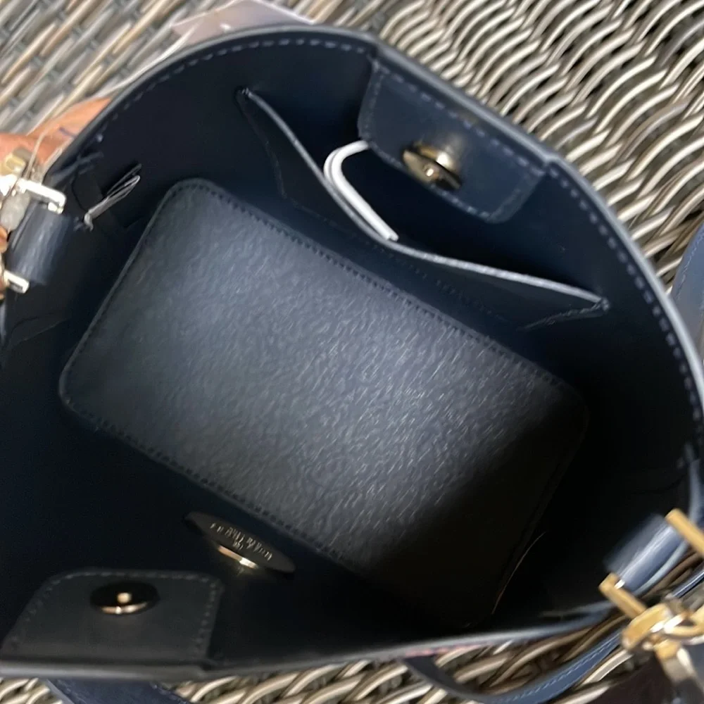 Kate Spade Darcy Small Bucket Bag Road Trip Floral Blue Multi - Picture 15 of 16